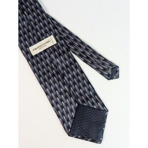 Pronto Uomo 100% Silk Necktie  Men's Tie Geometric Pattern
